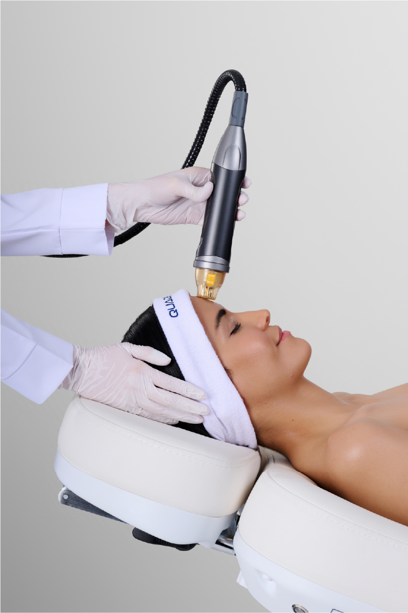 patient receiving quadessy treatment patient receiving quadessy treatment