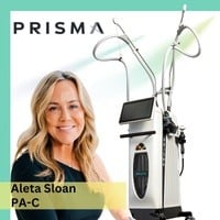 aleta sloan headshot in front of prisma