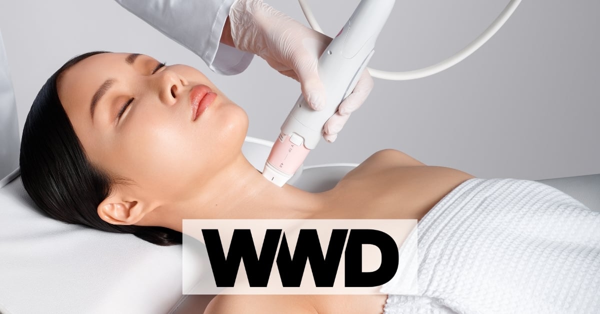 Model getting EVERESSE treatment