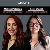 headshot of Melissa Peterson, Senior PD Consultant, and Kelci Sharick, Senior PD Consultant