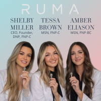 headshot of Shelby Miller, DNP, FNP-C, Amber Eliason, MSN, FNP-BC, and Tessa Brown, MSN, FNP-C 